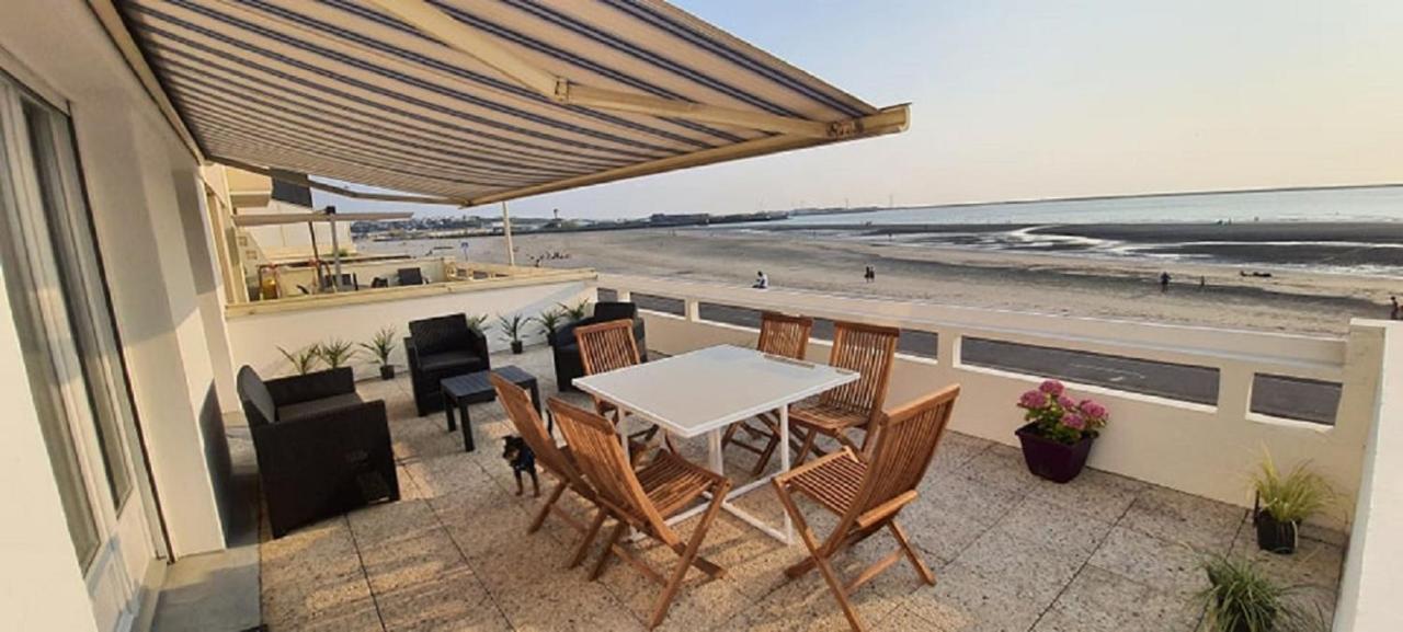Superbe Appartement Avec Terasse Face A La Mer Boulogne-sur-Mer Eksteriør bilde