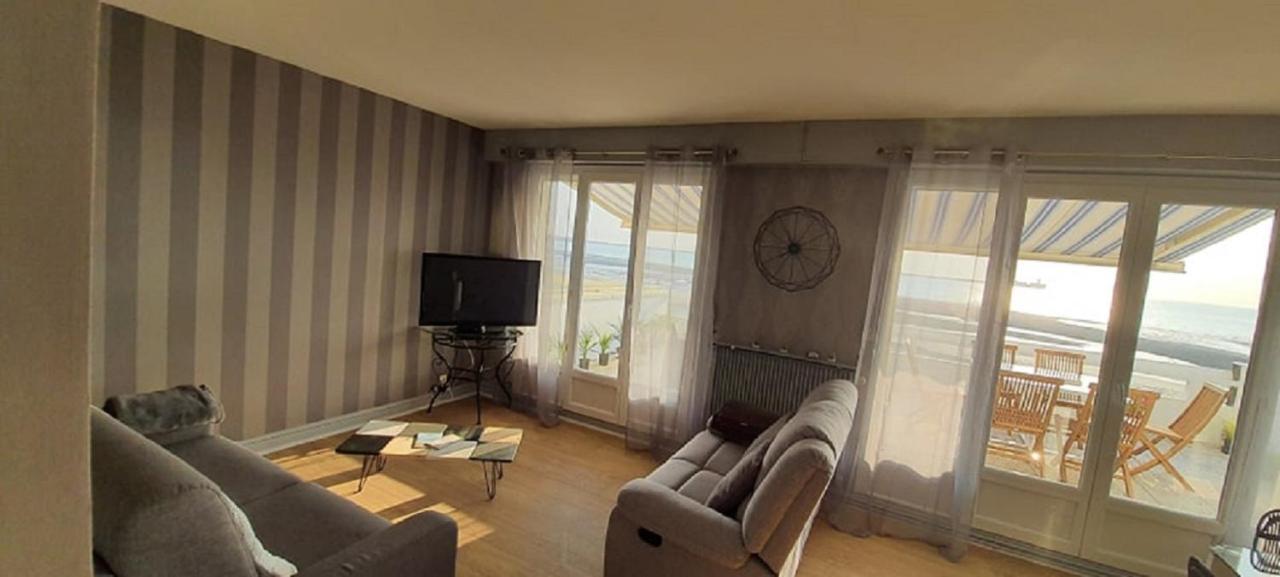 Superbe Appartement Avec Terasse Face A La Mer Boulogne-sur-Mer Eksteriør bilde